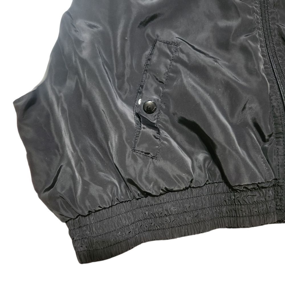 New Look Sport Windbreaker Plus Size 3X Maroon Black White Full Zip Jacket - Picture 4 of 9